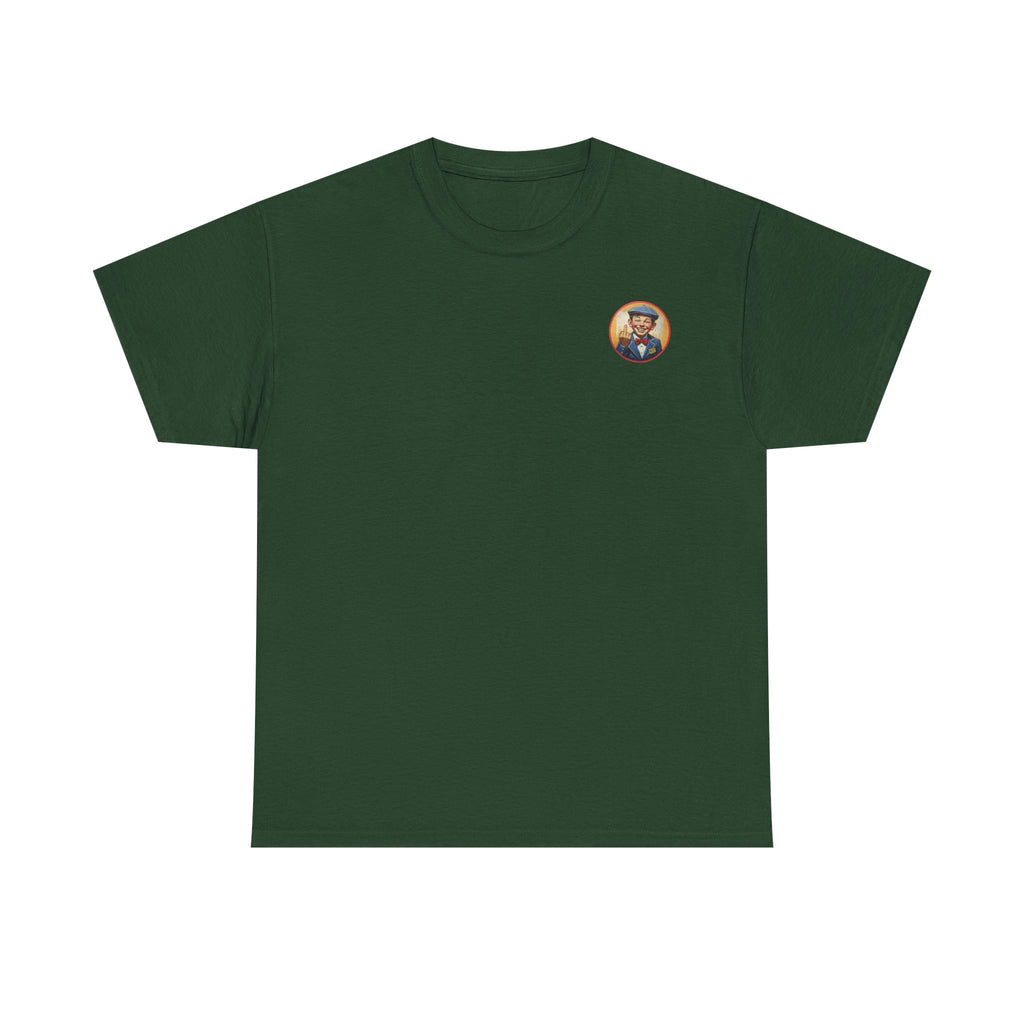 Bad Mickey Graphic Tee — Vintage Boy Illustration Cotton Shirt