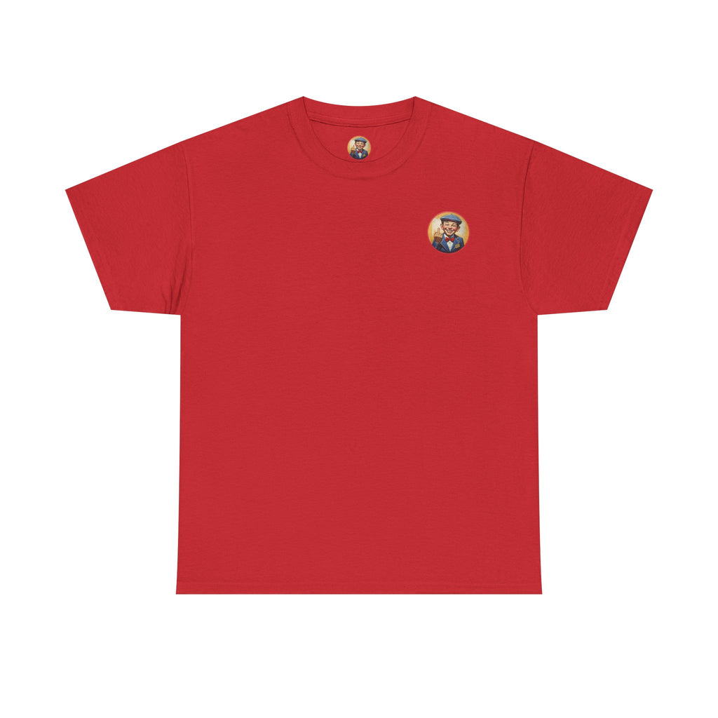 Bad Mickey Graphic Tee — Vintage Boy Illustration Cotton Shirt